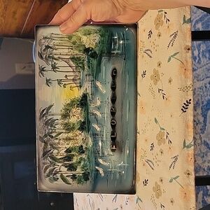 Florida Ashtray, Vintage..Transferware?Great cond.